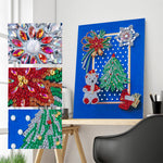 Christmas - Partial Special Shaped Diamond Painting 30*40cm