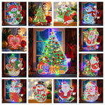 5D Christmas Diamond Painting Hanging Light Festive Rhinestone Lamp Pendant Kits