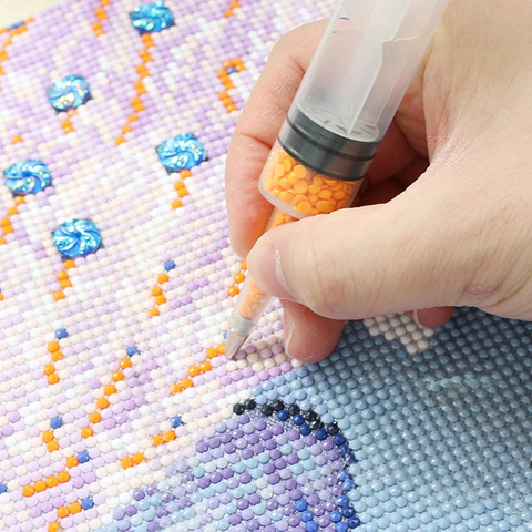 DIY  Rhinestones Syringe Point Drill Pen