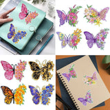 4pcs Butterfly Diamond Painting Free Stickers