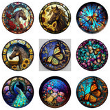 Colorful Animal-Full Round Diamond Painting-30x30cm