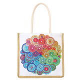 Reusable canvas shopping handbag Craft Bag