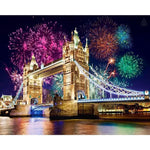 Fireworks Bridge - Full Drill Diamond Painting