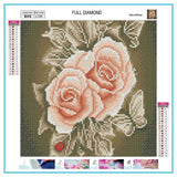 5D DIY Full Drill Diamond Painting Retro Flowers