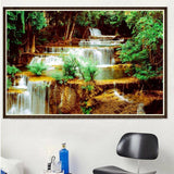 Kits-Full Round Drill-Waterfall Decor