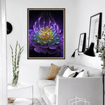 Fluorescent Flower-Full Drill Diamond Painting