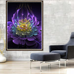 Fluorescent Flower-Full Drill Diamond Painting