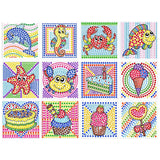 2pcs/set-Animal-Diamond Sticker