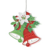 5D Christmas Diamond Painting Hanging Light Festive Rhinestone Lamp Pendant Kits