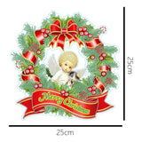 1pc DIY Christmas Wreath Stickers