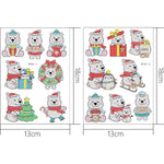 2pcs Christmas DIY Diamond Drawing Stickers