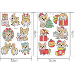 2pcs Christmas DIY Diamond Drawing Stickers