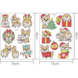 2pcs Christmas DIY Diamond Drawing Stickers