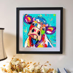 Cow-Round Full Drill Diamond Painting