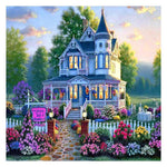 Flower Villa - Full Drill Diamond Painting