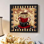 Diamond Painting DIY Retro Coffee Full Drill Kit