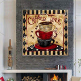 Diamond Painting DIY Retro Coffee Full Drill Kit