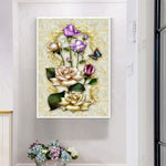 5D Full Drill Diamond Painting DIY Flowers Mosaic 