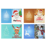 8pcs/Set-Christmas-Diamond Greeting Cards