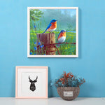 5D DIY Full Drill Diamond Painting Standing Birds