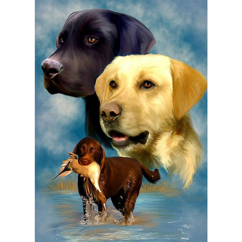 Dog Full Drill DIY Diamond Painting