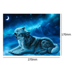 2 Wolves DIY Full Drill Diamond Painting