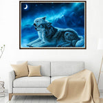 2 Wolves DIY Full Drill Diamond Painting