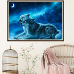 2 Wolves DIY Full Drill Diamond Painting