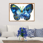 5D DIY Full Drill Diamond Painting Novelty Butterfly