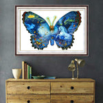 5D DIY Full Drill Diamond Painting Novelty Butterfly