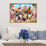 5D DIY Full Drill Diamond Painting Dogs Mosaic Kits