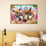 5D DIY Full Drill Diamond Painting Dogs Mosaic Kits