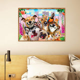 5D DIY Full Drill Diamond Painting Dogs Mosaic Kits