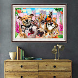 5D DIY Full Drill Diamond Painting Dogs Mosaic Kits