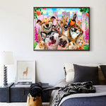 5D DIY Full Drill Diamond Painting Dogs Mosaic Kits