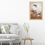 Kookaburra And Wrens-50x70cm Full Drill Round Drill Diamond Painting-preorder(10 days preparing)