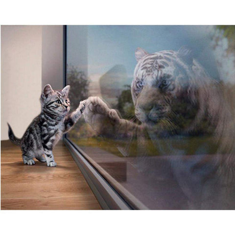 5D DIY Full Drill Diamond Painting Novelty Cat Kits