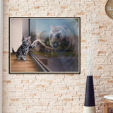 5D DIY Full Drill Diamond Painting Novelty Cat Kits