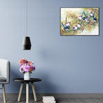 Blue Wrens-40x50cm Full Drill Round Drill Diamond Painting-preorder(10 days preparing)