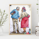 Old Lovers-Full Drill Diamond Painting