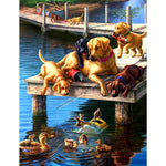 Dogs Ducks-Full Drill Diamond Painting