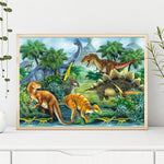 5D DIY Full Drill Diamond Painting Dinosaur World