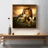 Lion Full  Drill-Diamond Painting