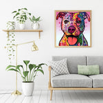 Color Dog Square Full Drill 5D DIYDiamond Painting