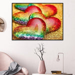 Sequins Heart-Full Drill Diamond Painting