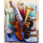 Musical Instruments-Full Drill Diamond Painting