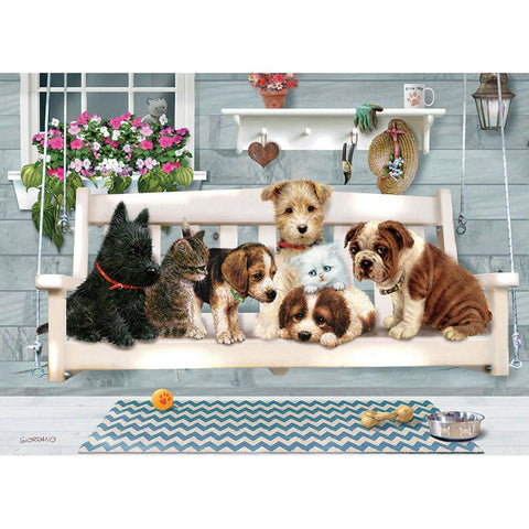 Dogs Cat DIY Full Drill Diamond Painting