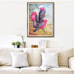 Parrots-50x70cm Full Drill Round Drill Diamond Painting-preorder(10 days preparing)