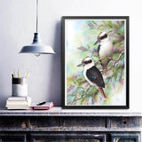 Kookaburras-50x70cm Full Drill Round Drill Diamond Painting-preorder(10 days preparing)