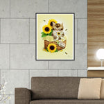 Cat Sunflower-Full Drill Diamond Painting